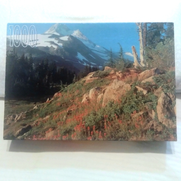 Vintage Mt. Jefferson 1000 Piece Jigsaw Puzzle - Picture 1 of 6